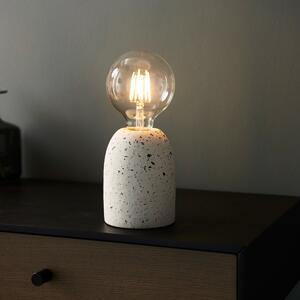 Endon 78181 Terrazzo 1 Light Table Lamp In White Terrazzo