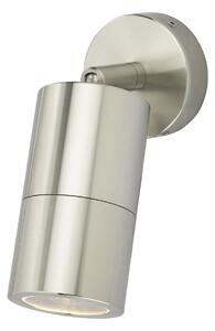 Dar ORT0768 Ortega 1 Light Outdoor Wall Light In Aluminium