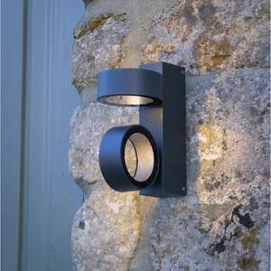 Dar BOH0939 Bohdan 2 Light Outdoor Wall Light In Grey