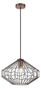 Alum 1 Light Medium Ceiling Pendant In Antique Copper - Dia: 360mm
