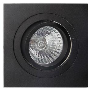 Mantra MC0008 Basico GU10 1 Light Square Swivel Downlight In Sand Black