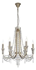 Diyas IL31753 Armand 6 Light Ceiling Pendant In French Gold