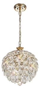 Diyas IL32803 Coniston 3 Light Ceiling Pendant In French Gold