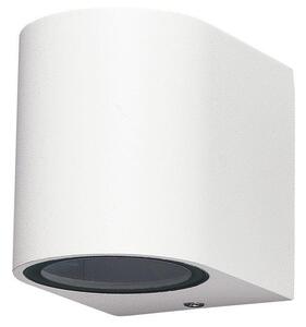 Mantra M6513 Kandanchu 1 Light Round Outdoor Wall Light In Sand White - H: 80mm