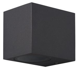 Mantra M6516 Kandanchu 1 Light Square Outdoor Wall Light In Anthracite - H: 80mm