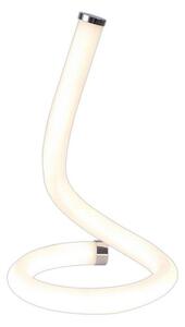 Mantra M6604 Nur II 12 Watt Table Lamp In Polished Chrome And Opal White