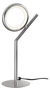 Mantra M6596 Olimpia CH 8 Watt Table Lamp In Polished Chrome/Opal White