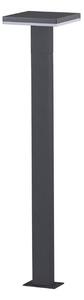 Mantra M6499 Tignes 10 Watt LED Pillar Light In Anthracite And Frosted Glass - H: 1000mm