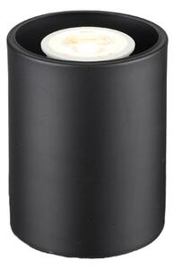 Small Modern Black LED Floor / Table Lamp Uplighter - No Bulb