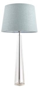 Laura Ashley Blake Cut Glass Crystal Obelisk Extra-Large Table Lamp Base In Polished Chrome