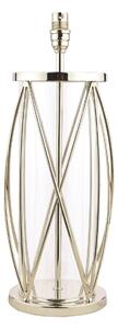 Laura Ashley Beckworth Lattice Large Table Lamp Base In Polished Nickel Finish