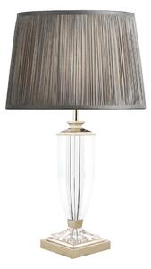 Laura Ashley Carson Polished Nickel Crystal Medium Table Lamp Base
