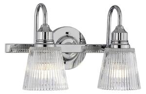 Quintiesse QN-ADDISON2-BATH Addison 2 Light Wall Light In Polished Chrome