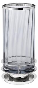 Quintiesse QN-ARNO-SMOKE-PN Arno Table Lamp In Polished Nickel With Smoked Glass