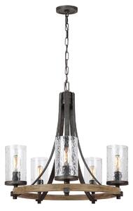 Quintiesse QN-ANGELO5 Angelo 5 Light Rustic Ceiling Chandelier