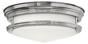 Quintiesse QN-HADRIAN-FS-CM-OPAL Hadrian 2 Light Flush Ceiling Light In Chrome With Opal Glass IP44