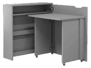 Carson 90cm Right Convertible Wooden Laptop Desk In Grey