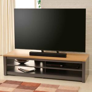 Midvale 1600mm Wooden TV Stand With 2 Shelves in Grey