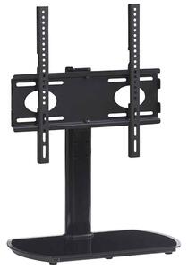 Perth 55'' Universal Swivel Table Top Wooden TV Stand - Black