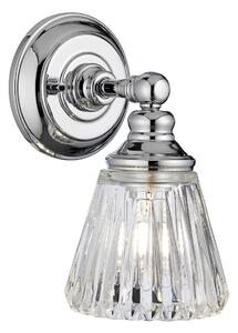 Quintiesse QN-KEYNES1-BATH Keynes Contemporary Bathroom Wall Light In Polished Chrome IP44