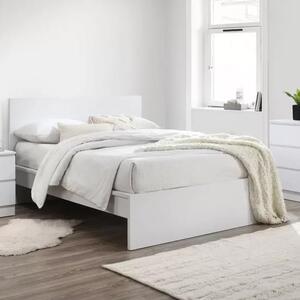 Oakley Wooden Double Bed In White