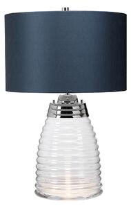 Quintiesse QN-MILNE-TL-TEAL Milne Table Lamp In Polished Nickel Finish With Teal Shade