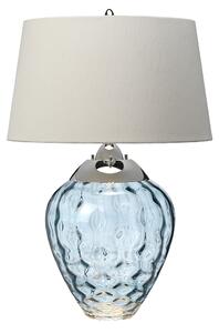 Quintiesse QN-SAMARA-TL-BLU Samara Medium Dual-Lit Table Lamp In Light Blue Tint