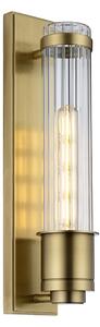 Quintiesse QN-WELLINGTON1-AB Wellington 1 Light Wall Light In Aged Brass IP44