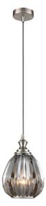 Marcella 1 Light Ceiling Pendant Light In Smoked Glass Finish 18cm PH231-351
