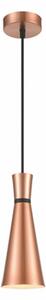 Franklite PCH236 Happy 1 Light Ceiling Pendant Light In Satin Copper Finish