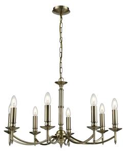 Franklite Petrushka 8 Light Ceiling Chandelier In Bronze Finish FL2091/8