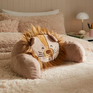 Leo the Lion Cuddle Cushion Brown