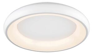 Franklite CF5803 Dimmable LED Flush Ceiling Light In White Finish