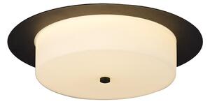 Arctic Bathroom LED Ceiling Light In a Sand Black And White Finish IP44