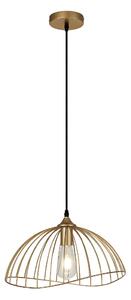 Robson Pendant Dome 1 Light in a Painted Gold Finish