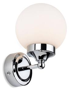 Firstlight 2872CH Louis Wall Light In Chrome Finish With Opal Glass IP44