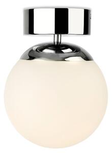 Firstlight 2874CH Brook LED Flush Ceiling Light In Chrome Finish With Opal Glass IP44