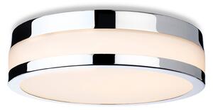 Firstlight 2936CH Marnie LED Flush Ceiling Light In Chrome Finish With Opal Glass IP44