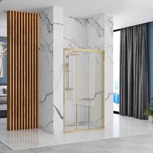 Shower doors Rea Alex 100 Gold Brush