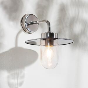 Endon 76597 Addison Outdoor Fisherman Wall Lantern In Polished Stainless Steel Finish IP44