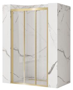 Shower doors Rea Alex 120 Gold Brush