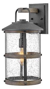 Quintiesse QN-LAKEHOUSE2-M-DZ Lakehouse Medium Wall Light In Aged Zinc And Driftwood Grey
