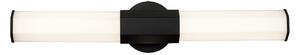 Quintiesse QN-FACET-LED2-BK-BATH Facet Dual Integral LED Wall Light In Matte Black Finish