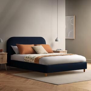 Fara Bed Frame, Velvet Maritime Velvet