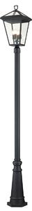 Quintiesse QN-ALFORD-PLACE5-L-MB Alford Place Lamp Post Lantern In Museum Black Finish IP44