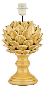Dar Lighting Violetta Yellow Ceramic Table Lamp Base Only VIO4226
