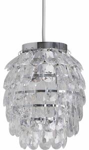 Pineapple Easy Fit Ceiling Pendant Light In Polished Chrome Finish