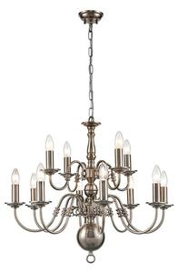 Holandesa 12 Way Flemish Ceiling Light In Pewter Finish