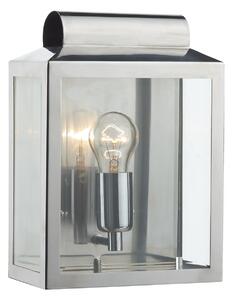 Dar Lighting Notary Outdoor Wall Light In Stainless Steel Finish
