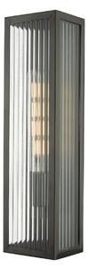 Dar Lighting Keegan Solid Brass Bathroom Wall Light In Bronze Finish IP44